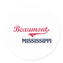 Beaumont Mississippi City Classic Sticker
