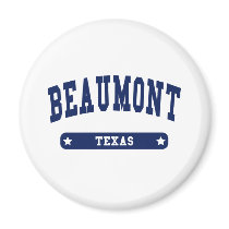 Beaumont Texas College Style t shirts Fridge Magnet
