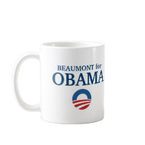 BEAUNT for Obama custom your city personalized Coffee Mugs