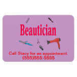Beautician Business Promotional Premium Magnet magnets