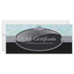 BEAUTICIAN GIFT CERTIFICATE RACK CARD TEMPLATE