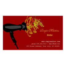 Beautician & Hair Salon Business Card Template