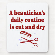 Beautician Mouse Pad