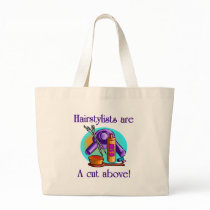 Beauticians are a cut above Tote Bag by occupationtshirts Beauticians are a cut above Tote Bag