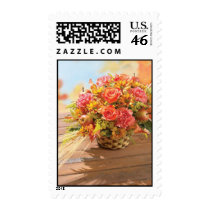 beautifil flowers postage