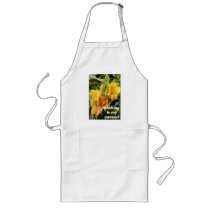Beautifu ylellow cannas, cooking is my passion aprons by design_girl Beautifu ylellow cannas, cooking is my passion aprons