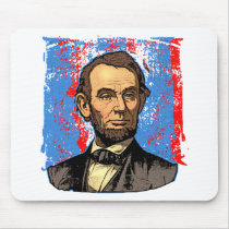 Beautiful Abraham Lincoln Portrait Mouse Pads