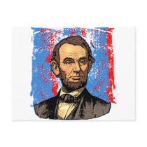 Beautiful Abraham Lincoln Portrait postcards