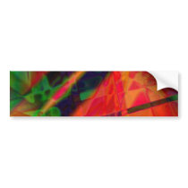 Beautiful abstract design bumper stickers