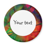 Beautiful abstract design fridge magnets