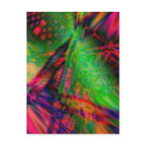 Beautiful abstract design postcards