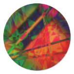 Beautiful abstract design round sticker