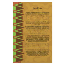 Beautiful abstract shapes design stationery by karanta Beautiful abstract shapes design stationery