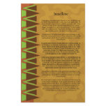 Beautiful abstract shapes design stationery