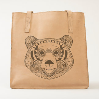 Beautiful Abstract Tribal Bear Tote