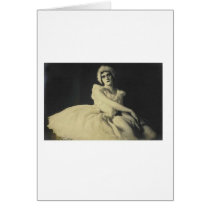 Beautiful actress in a dress cards
