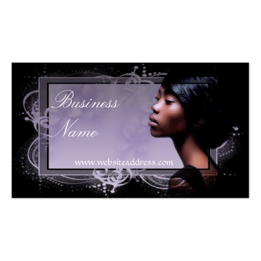 Beautiful African American Woman Business Cards