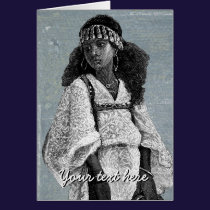 Beautiful African Girl cards