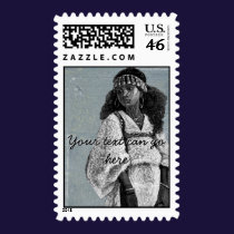 Beautiful African Girl stamps