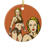 Beautiful Amazon Women Christmas Ornament