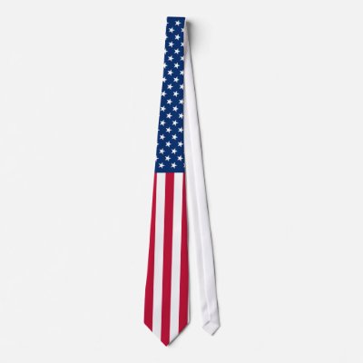 Beautiful American Flag - Pride USA Tie by GrooveMaster