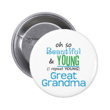 Beautiful and Young Great Grandma Button