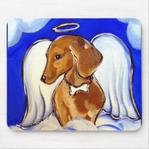 "Beautiful Angel Dachshund MousePads"