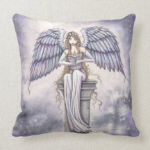 Beautiful Angel Fantasy Art Throw Pillow