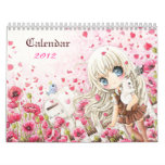 Beautiful anime chibi girls Calendar 2012