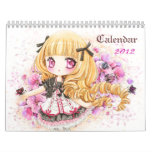 Beautiful anime chibi girls Calendar 2012