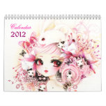Beautiful anime girls Calendar 2012