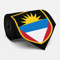 Beautiful Antigua and Barbuda Flag Neck Ties