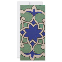 Beautiful Antque Vintage Ottoman tile Rack Cards