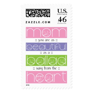 Beautiful as a Ballad - Mother's Day Postage
