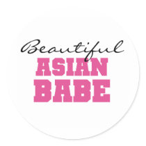 Beautiful Asian Babe stickers