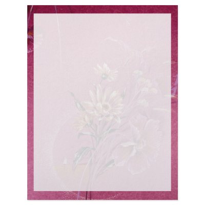 Beautiful Aura Personalized Letterhead by inspirelove