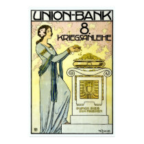 Beautiful Austrian Jugendstil Art Nouveau Print