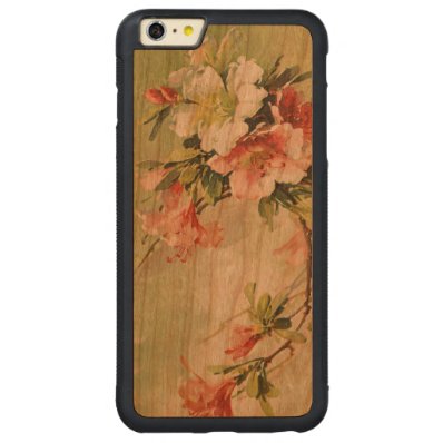Beautiful Azaleas, Catherina Klein Carved® Cherry iPhone 6 Plus Bumper Case