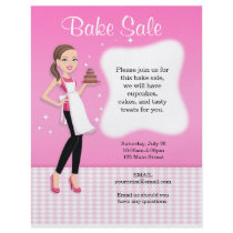 Beautiful Bake Sale Flyer personalized