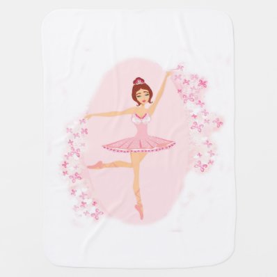 Beautiful ballerina Baby Blanket