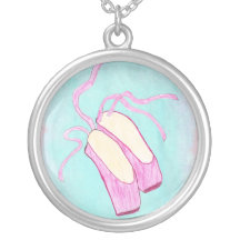 Beautiful Ballet Shoes Necklace