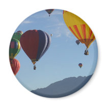 Beautiful balloons fridge magnets