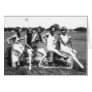 Beautiful Bathing Beauties On Ice Greeting Cards