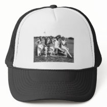 Beautiful Bathing Beauties On Ice Mesh Hat