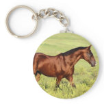 Beautiful Bay Horse Keychains