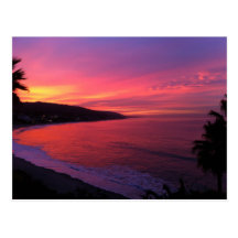 Beautiful Beach Sunrise Postcard