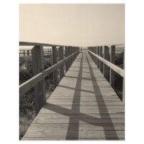Beautiful "Beach Walk in Sepia" Flyer Design