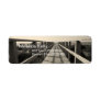 Beautiful "Beach Walk in Sepia" Return Address Labels