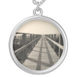 Beautiful "Beach Walk in Sepia" Pendants