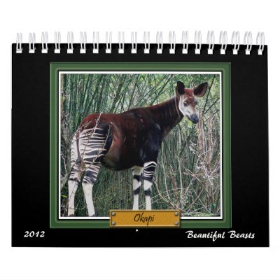 Beautiful Beasts 2012 calendar by NotionsbyNique